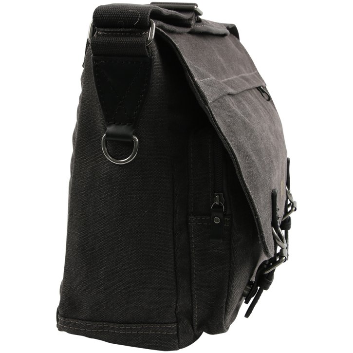 Troop London Messengerbag Laptop  Canvas black