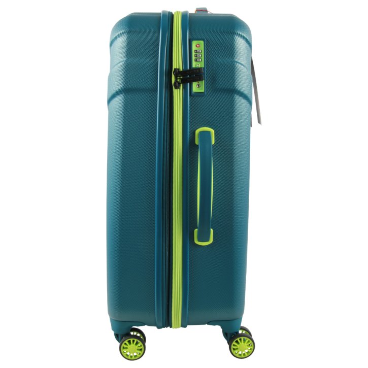Travelite Vector 4w M Trolley petrol/limone
