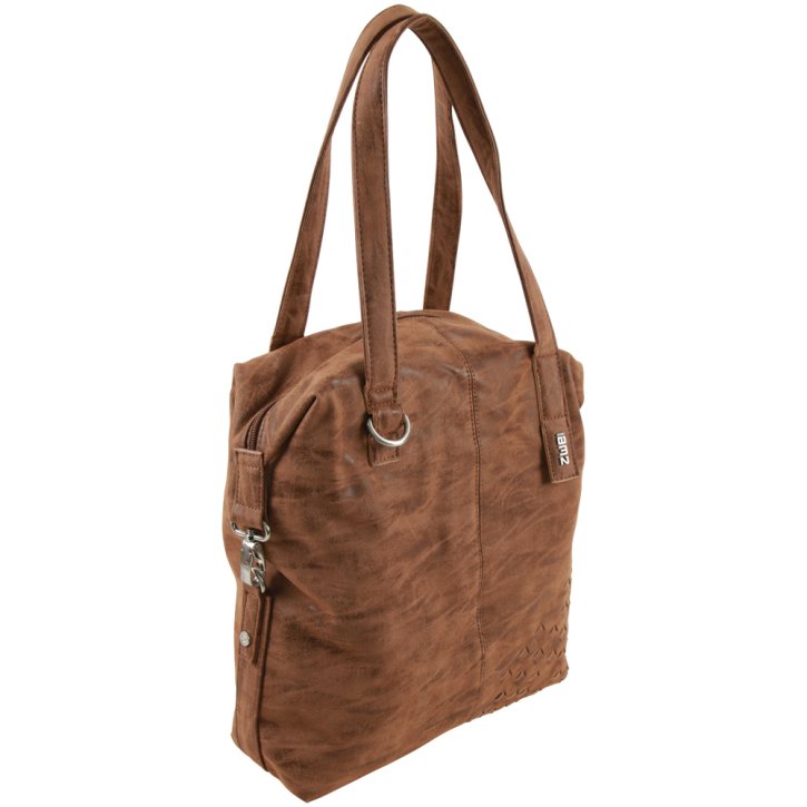 ZWEI Conny 12 Schultertasche kamel