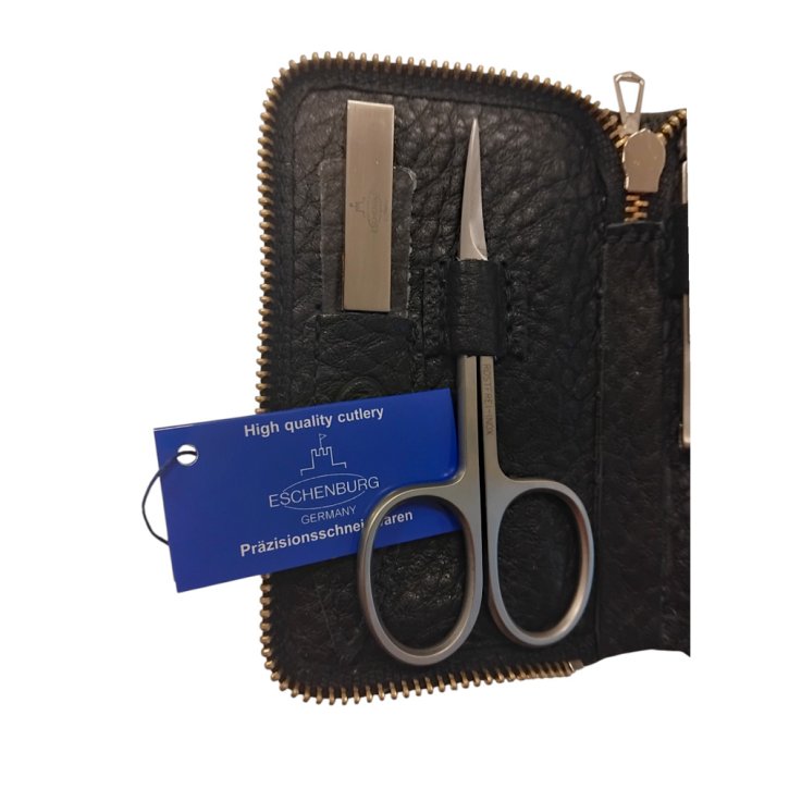 HAMMANN Maniküre Etui Kalbleder chervo schwarz