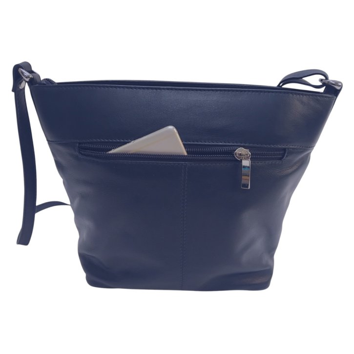 PAVINI Damentasche Leder blau