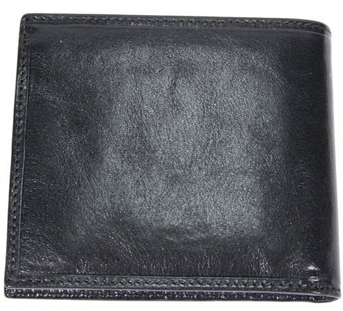 the bridge Börse Querformat Rindleder schwarz