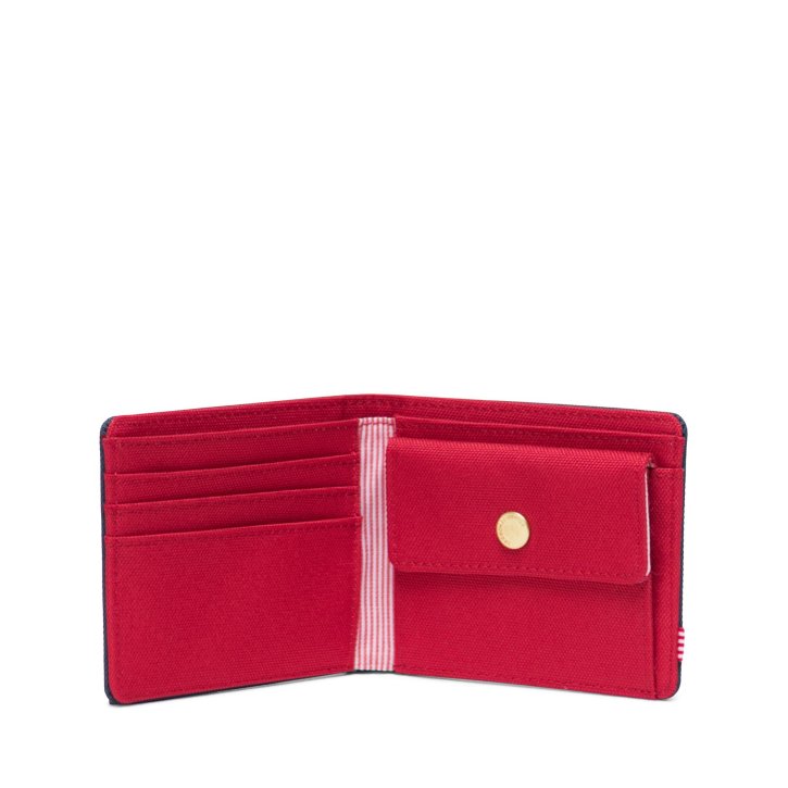 HERSCHEL ROY COIN RFID Börse navy/red