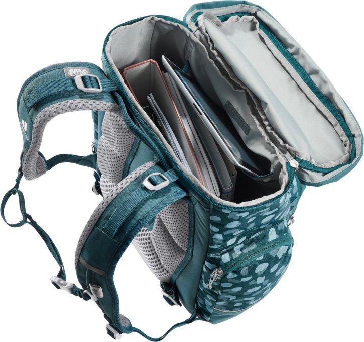 Deuter Scula Schulrucksack deepsea dots