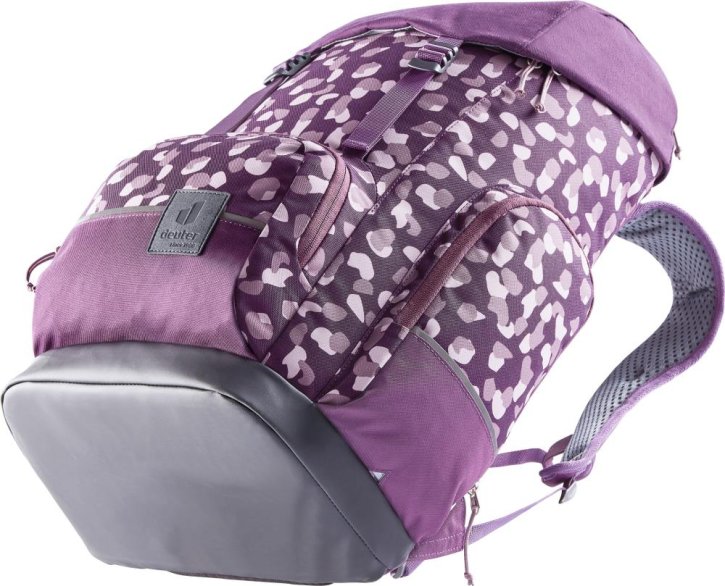 Deuter Scula Schulrucksack plum dots