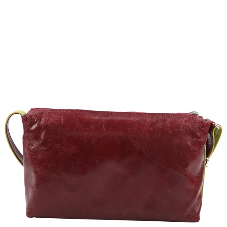 Augenthaler & Heberer THETYS Schultertasche rubino/applegreen