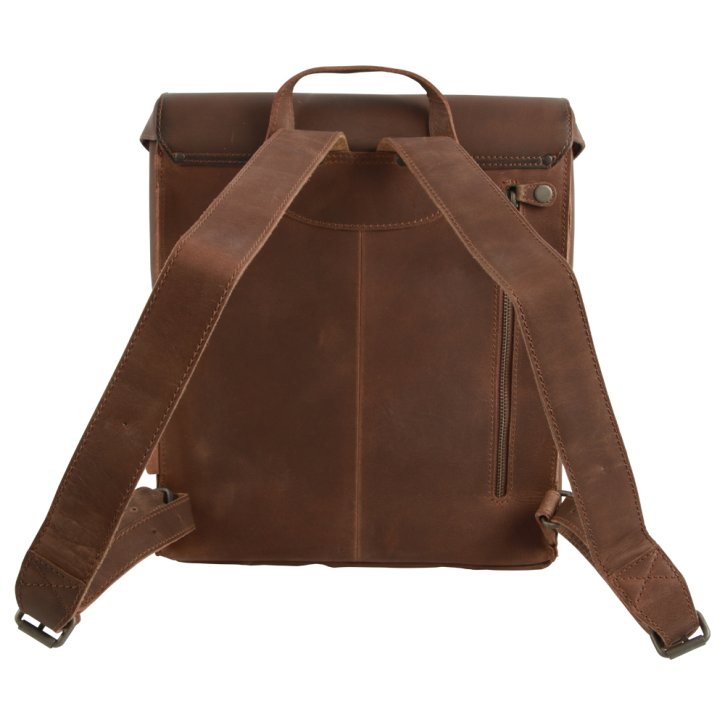 ANDREW Laptoprucksack vintage tan