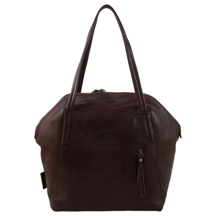  SCARLETT CHEERFULL Shopper italian plum