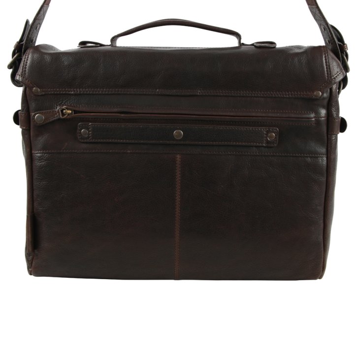  DELMORE Aktentasche dark cigar