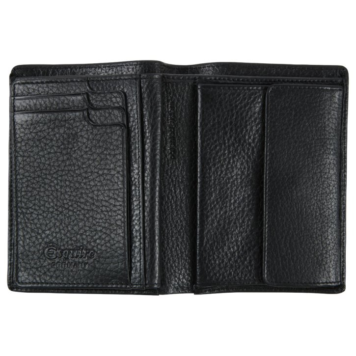 ESQUIRE Portemonnaie Card schwarz Texas RFID