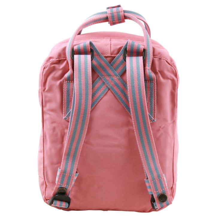 FJÄLLRÄVEN KANKEN MINI Rucksack pink-long stripes