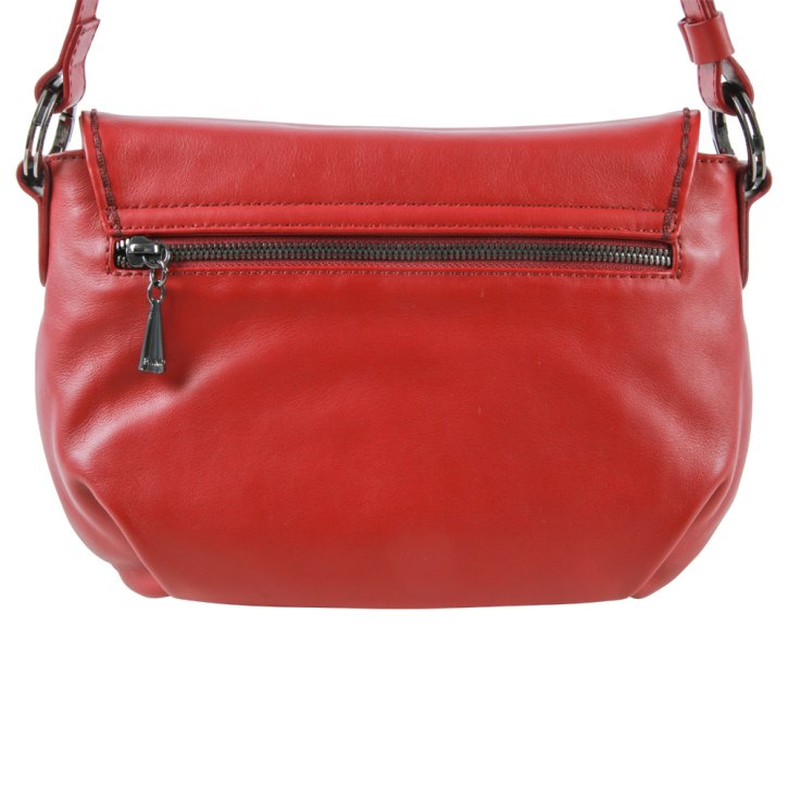 PLINIO VISONA NAPPA 1 Handtasche weinrot