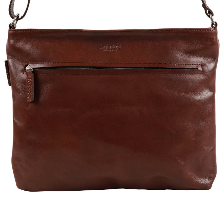 Saccoo ALLEN Schultertasche brown