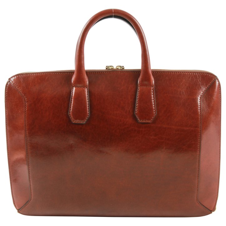 the bridge Aktenmappe mit Laptopfach marrone