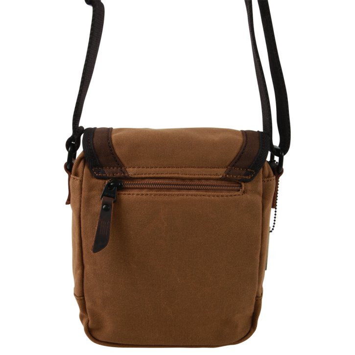 Troop London Across Body Bag  Canvas camel