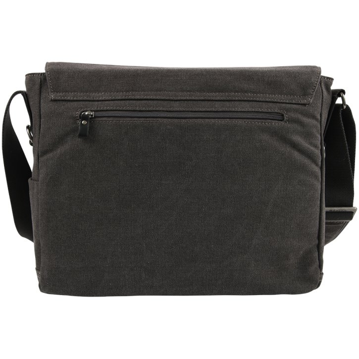 Troop London Messengerbag Laptop  Canvas black