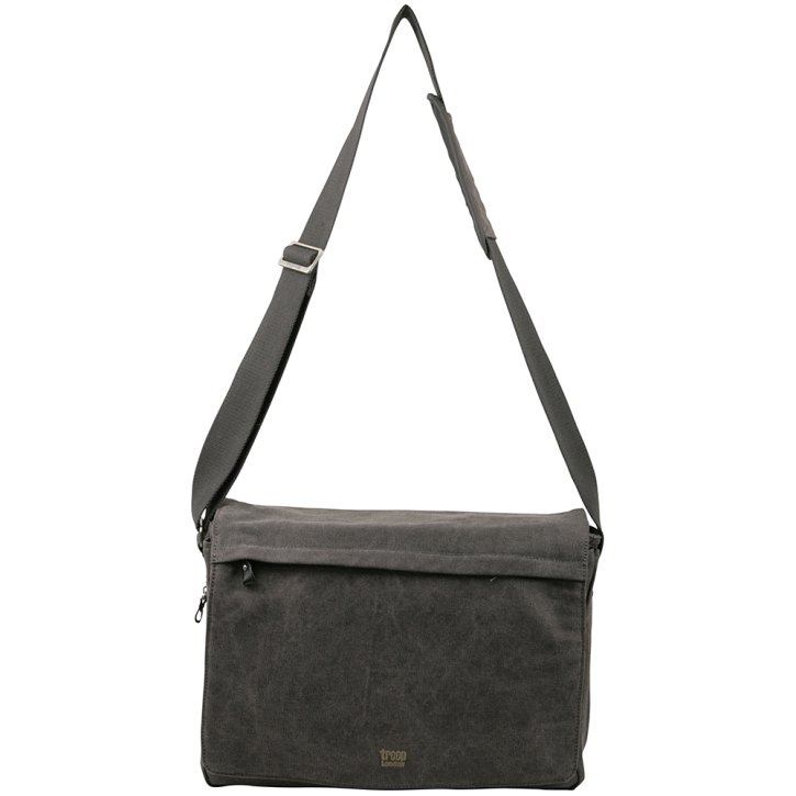 Troop London Messengerbag L Canvas black