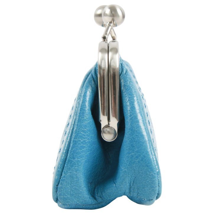 VOLKER LANG KIP Münzbörse vintage azzurro