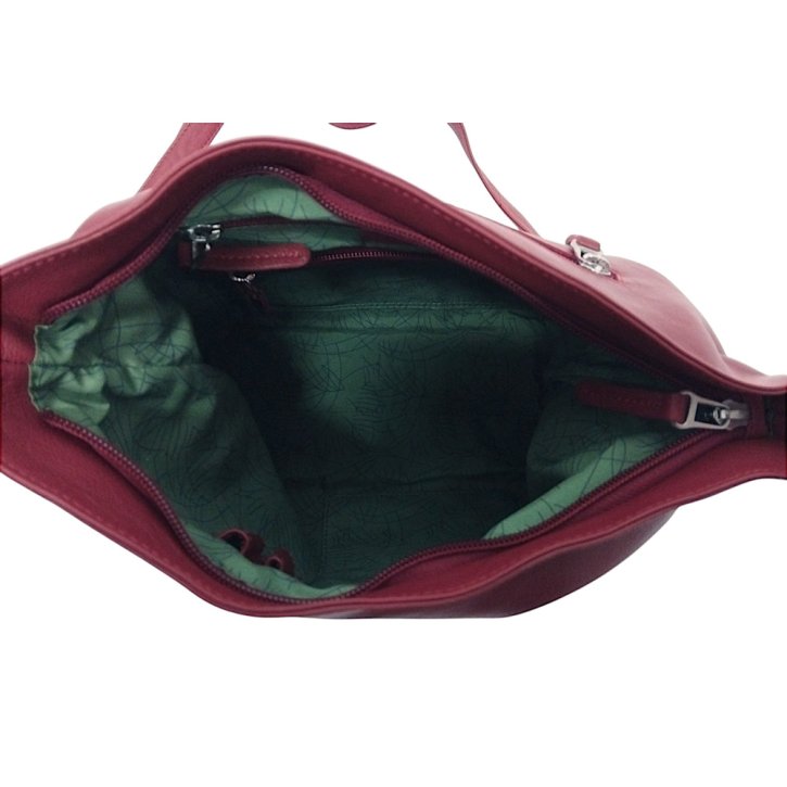 PAVINI Damentasche Leder rot