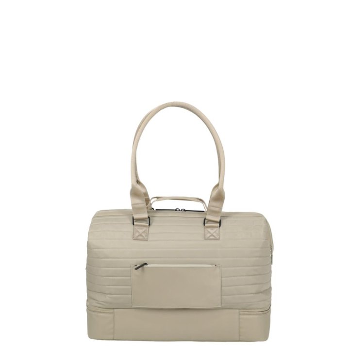 BARBARA & travelite BARBARA STEPP weekender satin nude