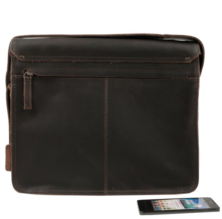  LUC Umhängetasche Postbag M vintage brown