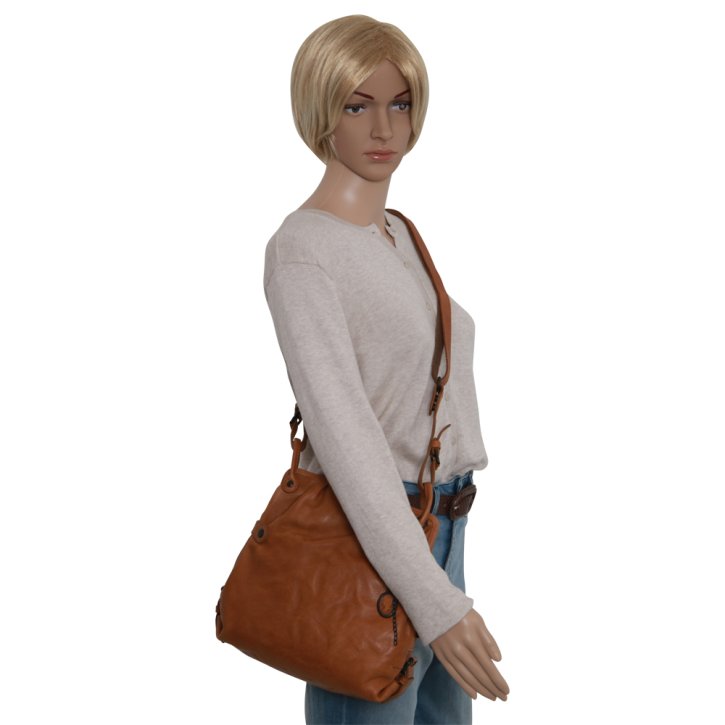  MRS. TEA CAKE Bügeltasche caramel