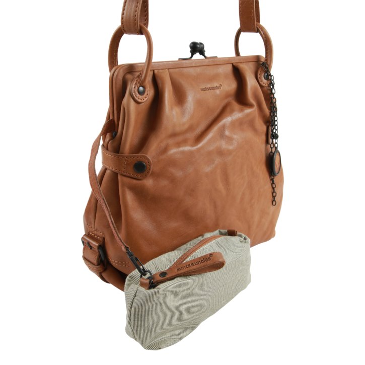  MRS. TEA CAKE Bügeltasche caramel