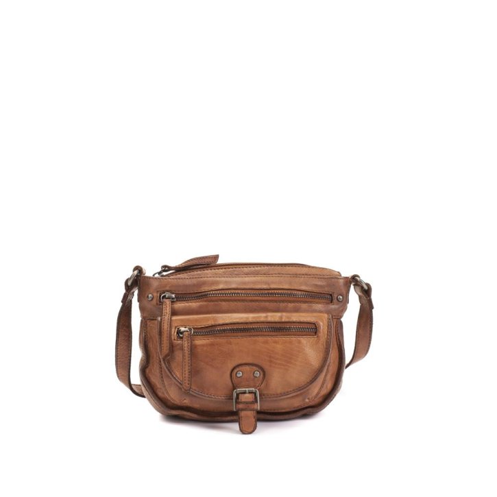 Ledertasche cognac