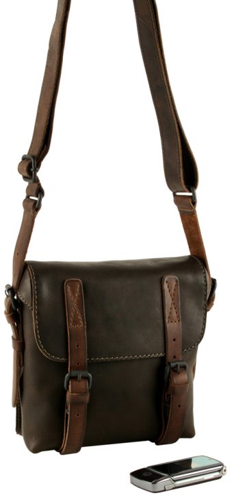 LUCKY LOOSER Schultertasche coffee