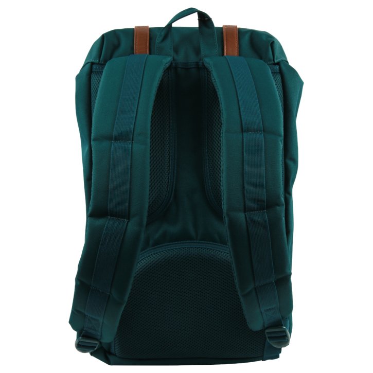 HERSCHEL LITTLE AMERICA DEEP TEAL/tan