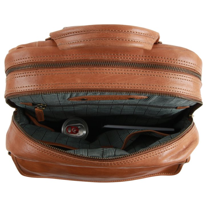 Aunts & Uncles LOGAN cognac  Business-Rucksack