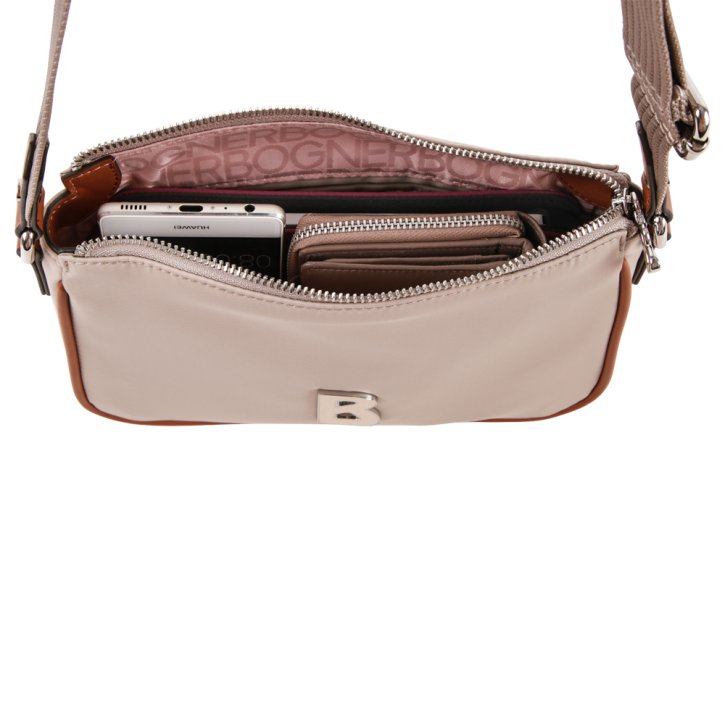  DAVOS CLEO Schultertasche beige
