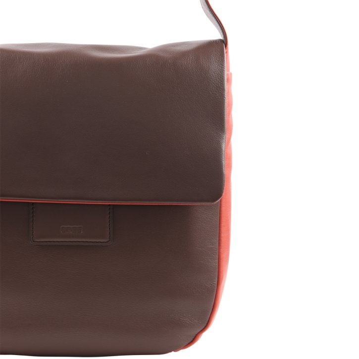 Bree JERSEY 3 Schultertasche cacao/tabasco