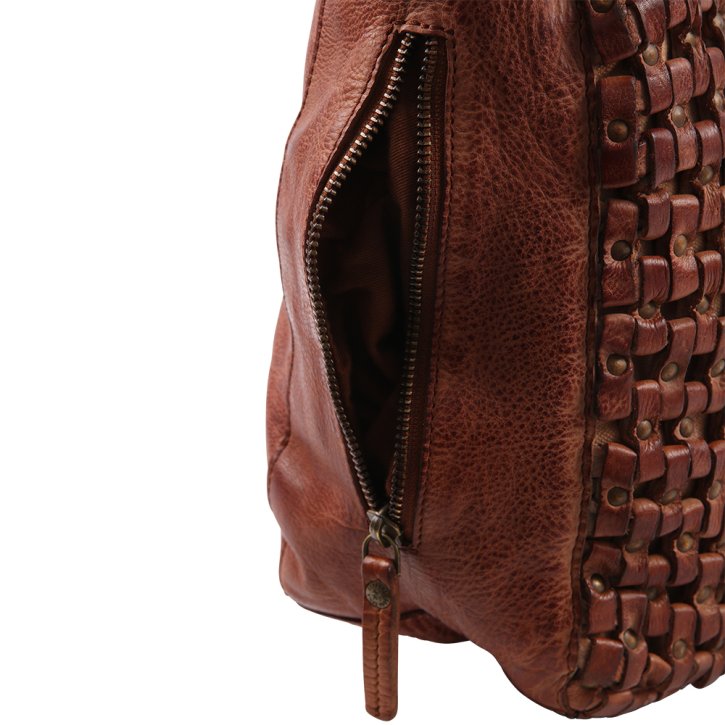 DEPECHE Schultertasche cognac