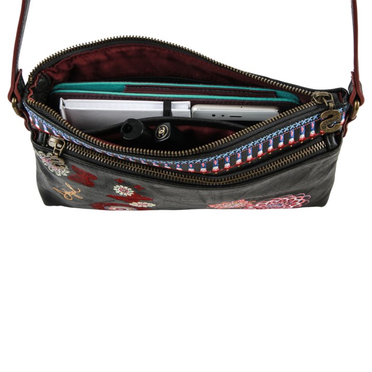 DESIGUAL CHANDY DURBAN Schultertasche negro