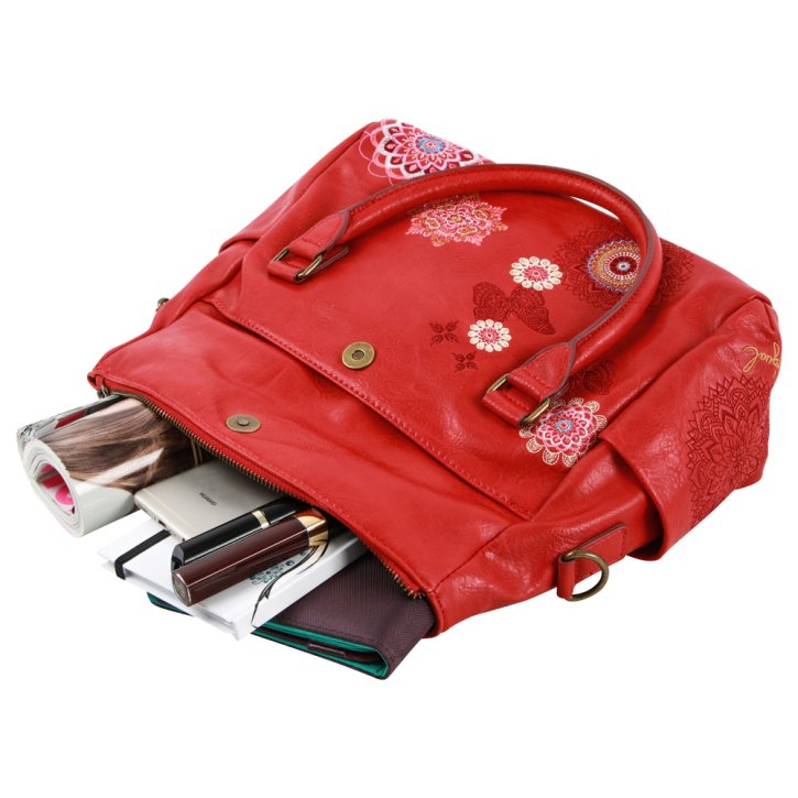 DESIGUAL CHANDY LOVERTY Henkeltasche carmin