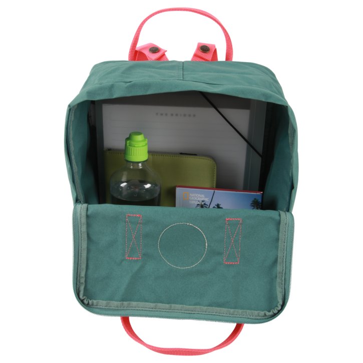 FJÄLLRÄVEN KANKEN Rucksack frost-green-peach