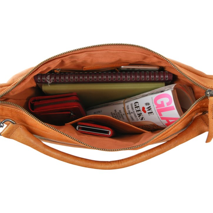 FredsBruder HONEYCOMB Schultertasche mango