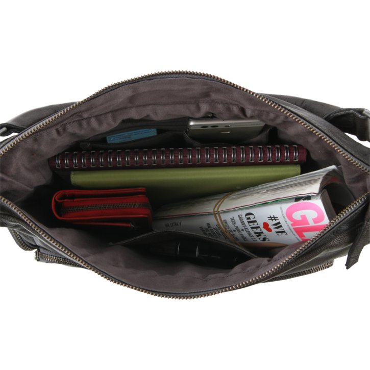 FredsBruder HONEYCOMB Schultertasche antracite