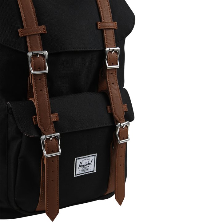 HERSCHEL LITTLE AMERICA Rucksack black/tan