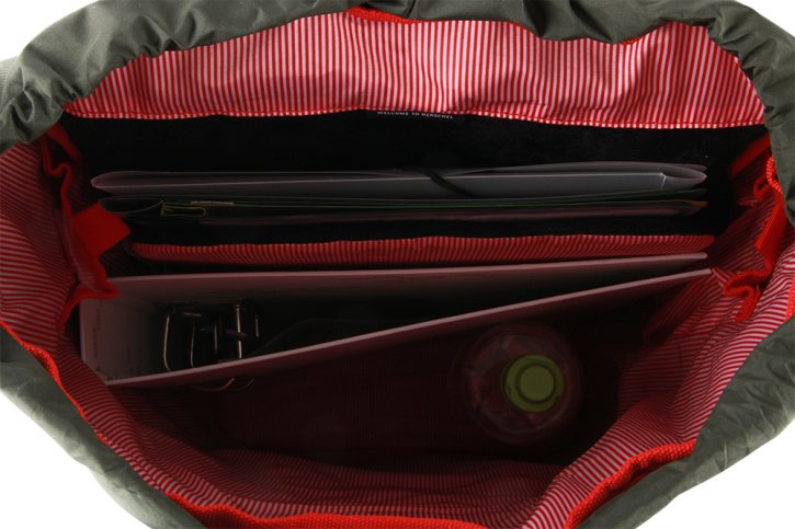 HERSCHEL LITTLE AMERICA CL Rucksack dark olive/saddle brown