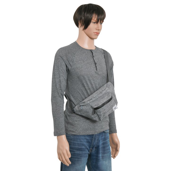 HERSCHEL SEVENTEEN CLASSICS Gürteltasche raven crosshatch