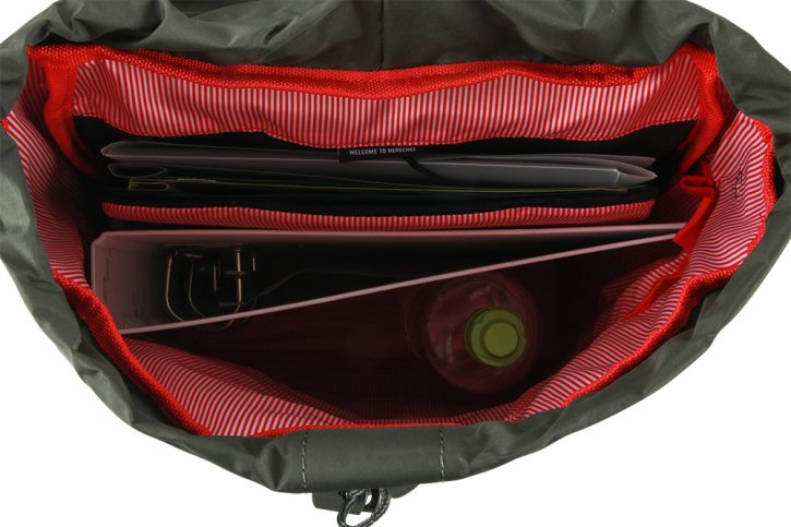 HERSCHEL RETREAT CL Rucksack dark olive/saddle brown