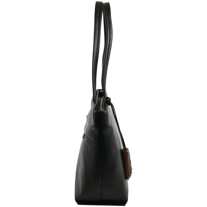 Picard  POMPOM Shopper schwarz