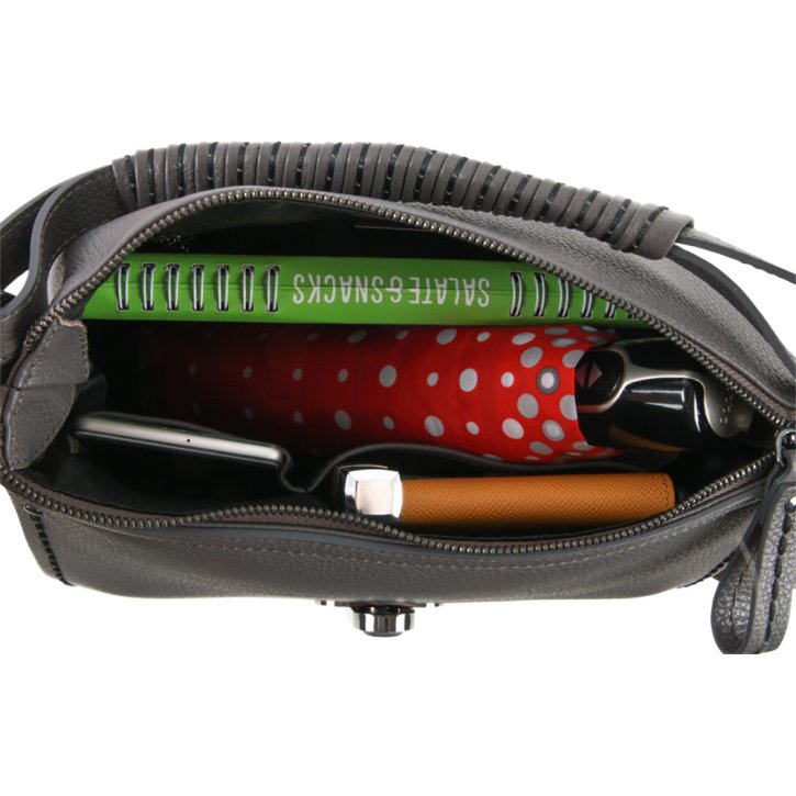 PLINIO VISONA CALIFORNIA Umhängetasche dunkelgrau