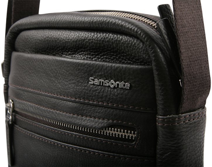 Samsonite Hip class crossover Herrentasche dark brown - online bestellen  bei alletaschen.de