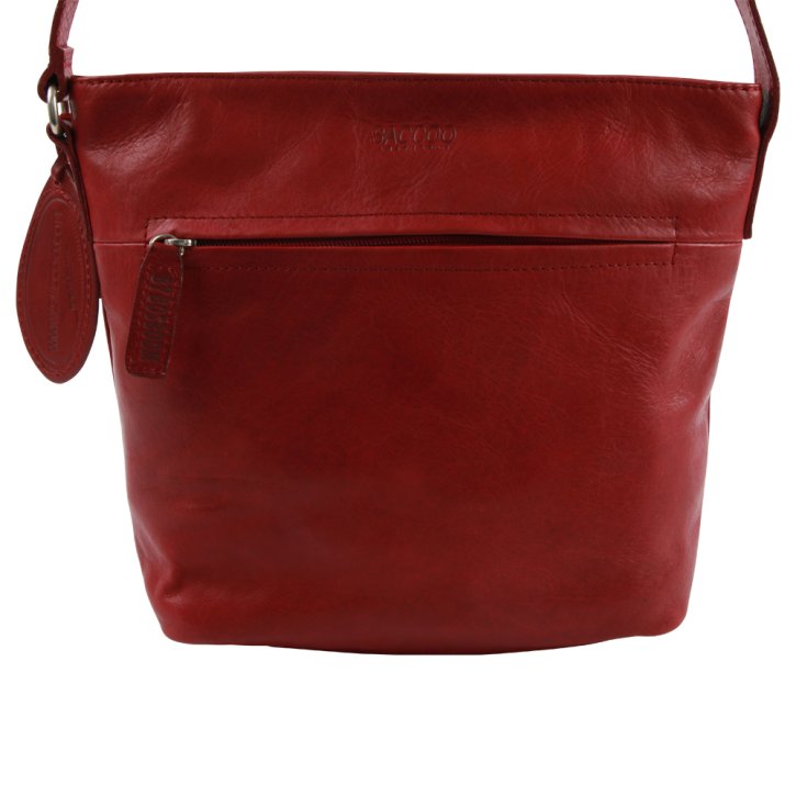Saccoo Para Schultertasche red