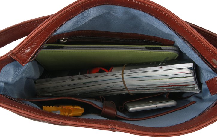 Saccoo ALOTA M Schultertasche choco