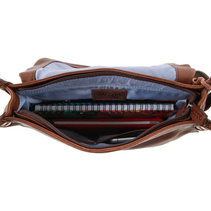 Saccoo HAMBIS Schultertasche brown