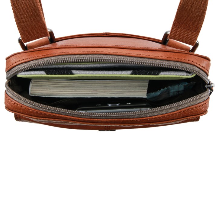 Strellson blackwall Umhängetasche cognac